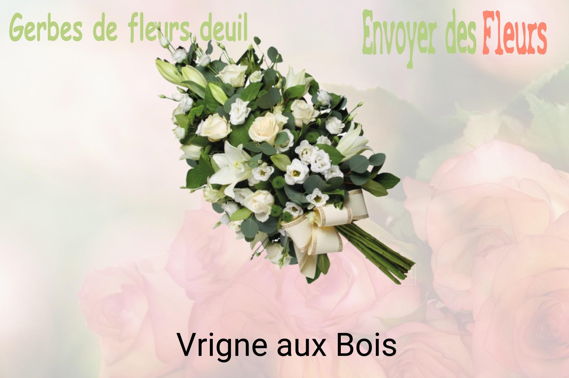 Gerbe de fleurs de deuil livrée à Vrigne-aux-Bois